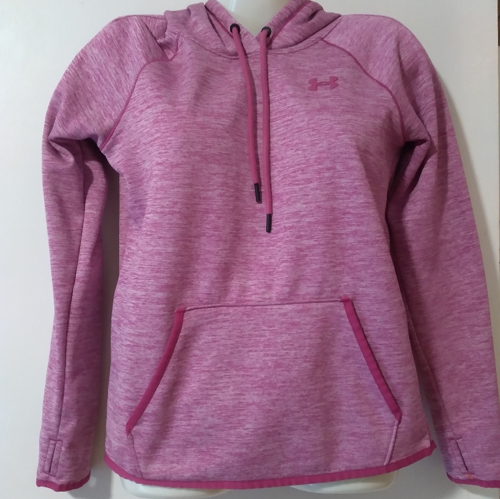 Pre Owned X-Storm Jacket Pink Heather Atletic Gym Workout with Hood Size M